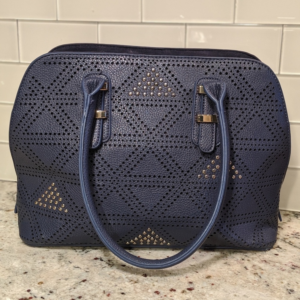 Charming Charlie's Navy Blue Bag
